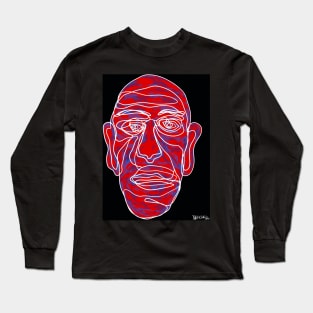 Abstract Face #6 Long Sleeve T-Shirt